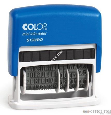 Datownik MINI INFO S120/WD cyfr.pod.czarna COLOP