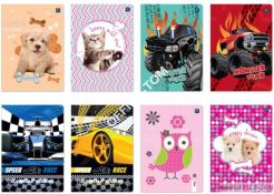 Zeszyt A5 60 kratka mix wzorów INTERDRUK