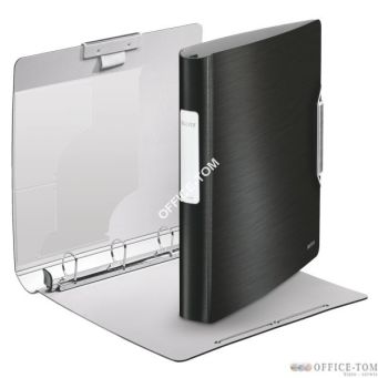 Segregator ofertowy Leitz Active Style SoftClick A4 4ringi \"D\" Satynowa czerń