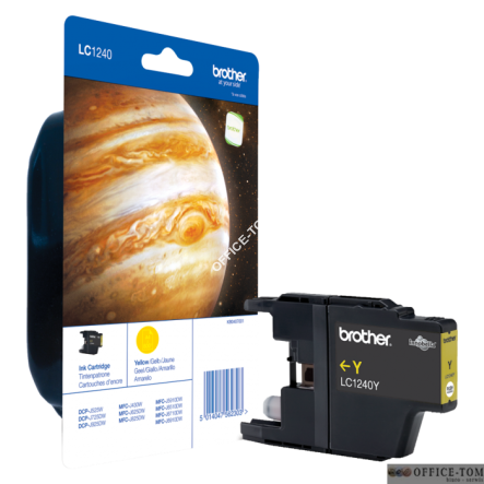 Tusz BROTHER (LC1240Y) żółty 600str
