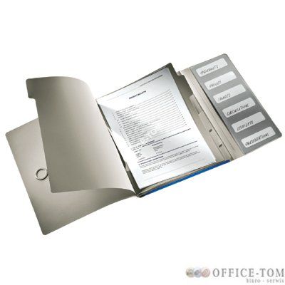 Teczka segregująca 6 przekładek LEITZ Bebop, niebieski