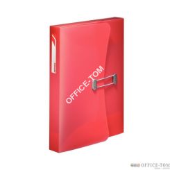 Teczka z gumką Intense  - grzbiet 40 mm, czerwony Esselte