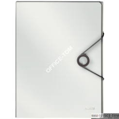 Teczka z gumką PP Leitz Solid, 30mm, biała 45681001