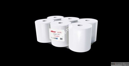 Ręcznik Cliver 130/1 makulatura biały (op 6szt)