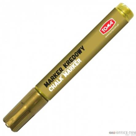 Markery kredowe końcówka 15x8mm -ZŁOTY TOMA