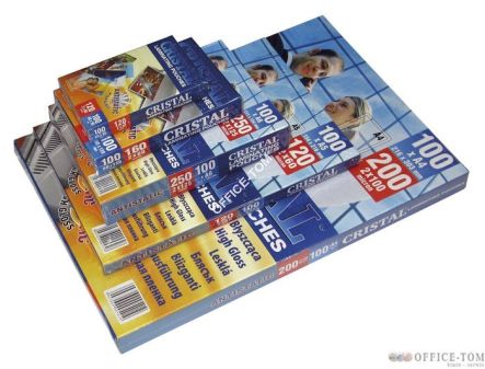 Folia laminacyjna ARGO PE arkusz 80 x 120 mm 80 mic standard błysk antystatyczna