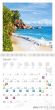 Kalendarz ścienny 2017 Tropikalna plaża  HELMA 30x30 LP63-17 - 13