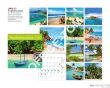 Kalendarz ścienny 2017 Tropikalna plaża  HELMA 30x30 LP63-17 - 15