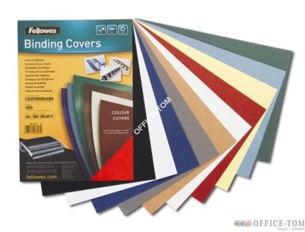 Okładki skóropodobne FELLOWES 250g DELTA A4 100szt żółte