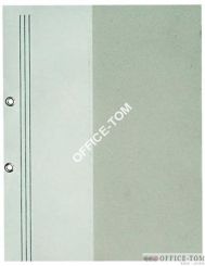 Skoroszyt oczkowy 1/2 A4 350 g/m2, opakowanie 50 szt.