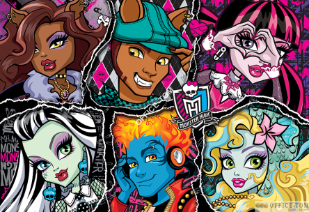 Puzzle Uczniowie Straszyceum Monster High 160 elementów TREFL 15238