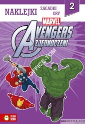 Książka Avengers. Naklejki, zabawy, gry 2 Zielona Sowa