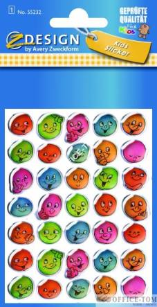 Naklejki AVERY ZWECKFORM Z-Design Creative 3D Balony