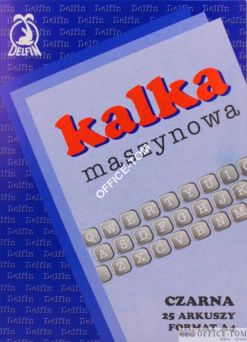 Kalka maszynowa A-4 25 arkuszy DELFIN