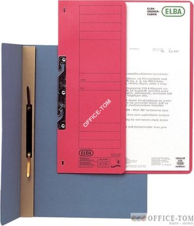 Skoroszyt kartonowy A4 hakowy pomarańczowy 100551888 ELBA