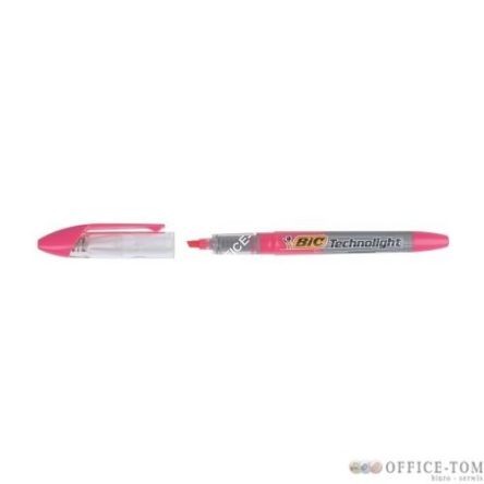 Zakreślacz Technolight Różowy  BIC