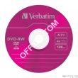 Płyta VERBATIM DVD-RW  slim jewel case  4.7GB  4x  Colour - 5