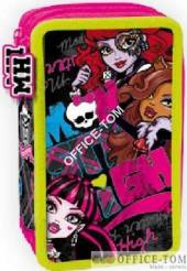 Piórnik podwójny z wyposażeniem MONSTER HIGH - seria III ST.MAJEWSKI