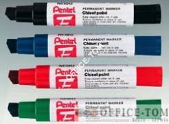 Marker gruby wodoodporny PENTEL JUMBO FELT PEN, ścięta końcówka Zielony