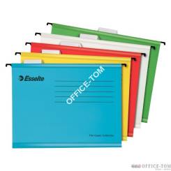 Teczki zawieszane Esselte A4, Pendflex standard, kolory mix