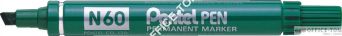 Marker gruby wodoodporny PENTEL ścięta końcówka Zielony