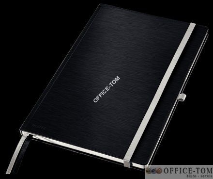 Notatnik w twardej oprawie Leitz Style A4 w kratkę czarny