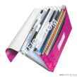 Teczka z przegródkami Leitz WOW , 6 przegródek, 250kartek A4 Metaliczna różowa - 2