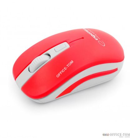 Mysz bezprzewodowa 24GHz URANUS czerwonobiała ESPERANZA