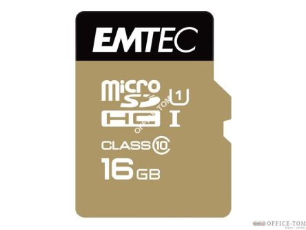MicroSDHC 16GB Class10 Gold +