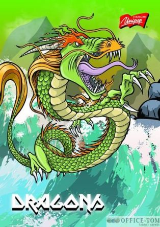 Zeszyt okładka laminowana A5, 16k., linia dwukolorowa UNIPAP