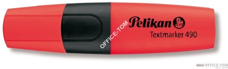 Zakreślacz 490 CZERWONY /10/ PELIKAN