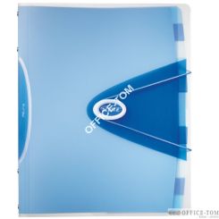Teczka segregująca, 12 przekładek LEITZ Allura, przezr.-niebieski