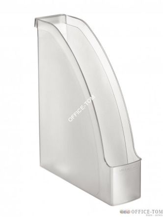 Pojemnik na czasopisma Leitz Plus, Przezroczysty, Mleczny 70mm