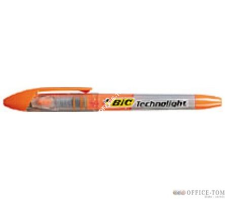 Zakreślacz Technolight Pomarańczowy  BIC