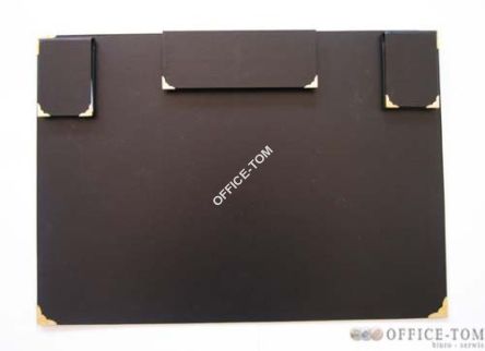 Podkładka na biurko z wyposażeniem czarna Warta