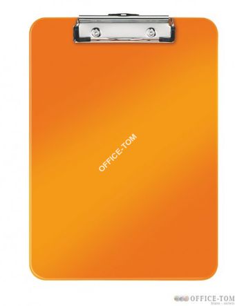 Deska z klipsem Leitz WOW Metaliczna pomarańczowa