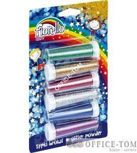 Sypki brokat Fiorello GR-B6 6 x 6 kolorów