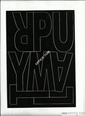 LITERY samoprzylepne 10cm (9szt)białeARTDRUK