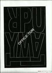 LITERY samoprzylepne 10cm (9szt)białeARTDRUK