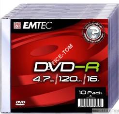 Płyta EMTEC DVD-R 4.7GB x16 Slim Jawel Case