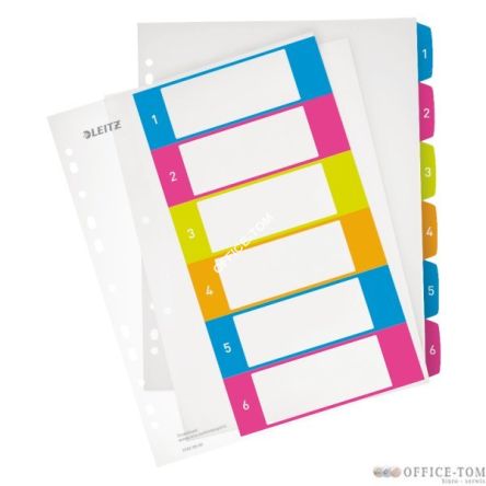 Przekładki plastikowe do nadruku tekstu na kartę, LETIZ WOW, 1-6