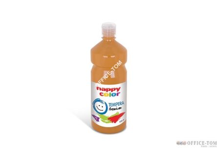 Farba Tempera Premium 1000ml, rudy Happy Color
