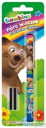 Pióro wieczne + 2 naboje BAMBINO (blister)