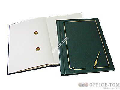 Teczka do podpisu  20 kart  zieleń Warta