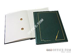 Teczka do podpisu  20 kart  zieleń Warta