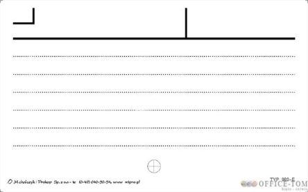 Karta katalogowa wzdawnictw MICHALCYZK I PROKOP typ A6 50 karetk