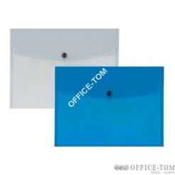 Teczka kopertowa A4 transparent niebieska TP-11 Biurfol