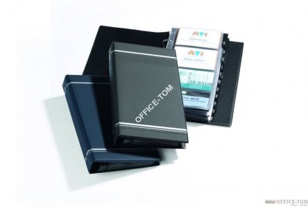 Wizytownik DURABLE VISIFIX A na 200 wizytówek - grafitowy