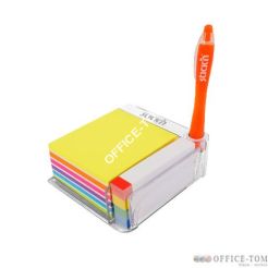 Przyborniki z notesami i zakładkami na biurko (NOTES 76X76, ZAKŁ. 76X14) Stick\'n