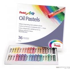 Kerdki pastele olejne Pentel 36 kolorów PHN36